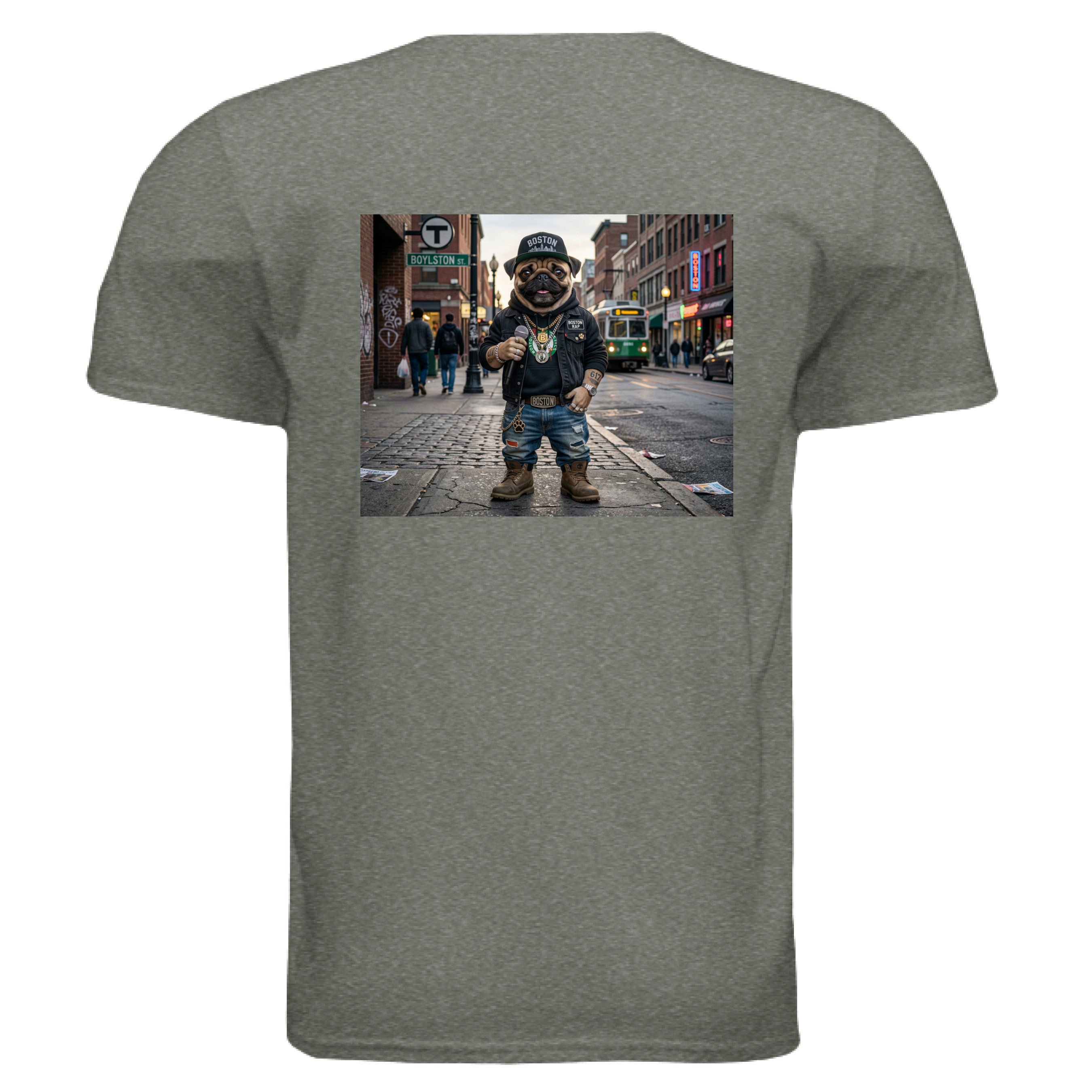 HEATHER MILITARY GREEN - BACK