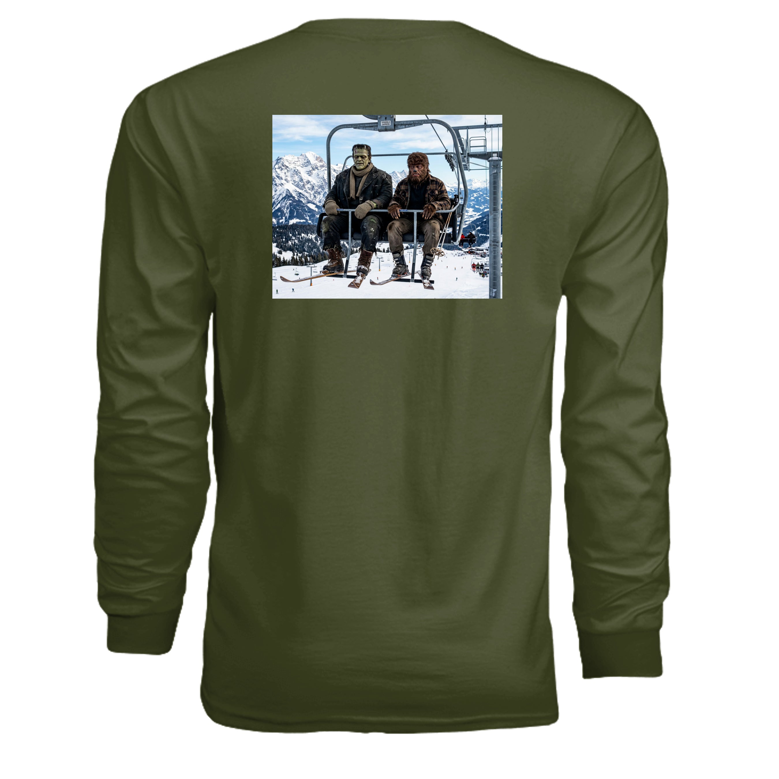 MILITARY GREEN - G240 - BACK