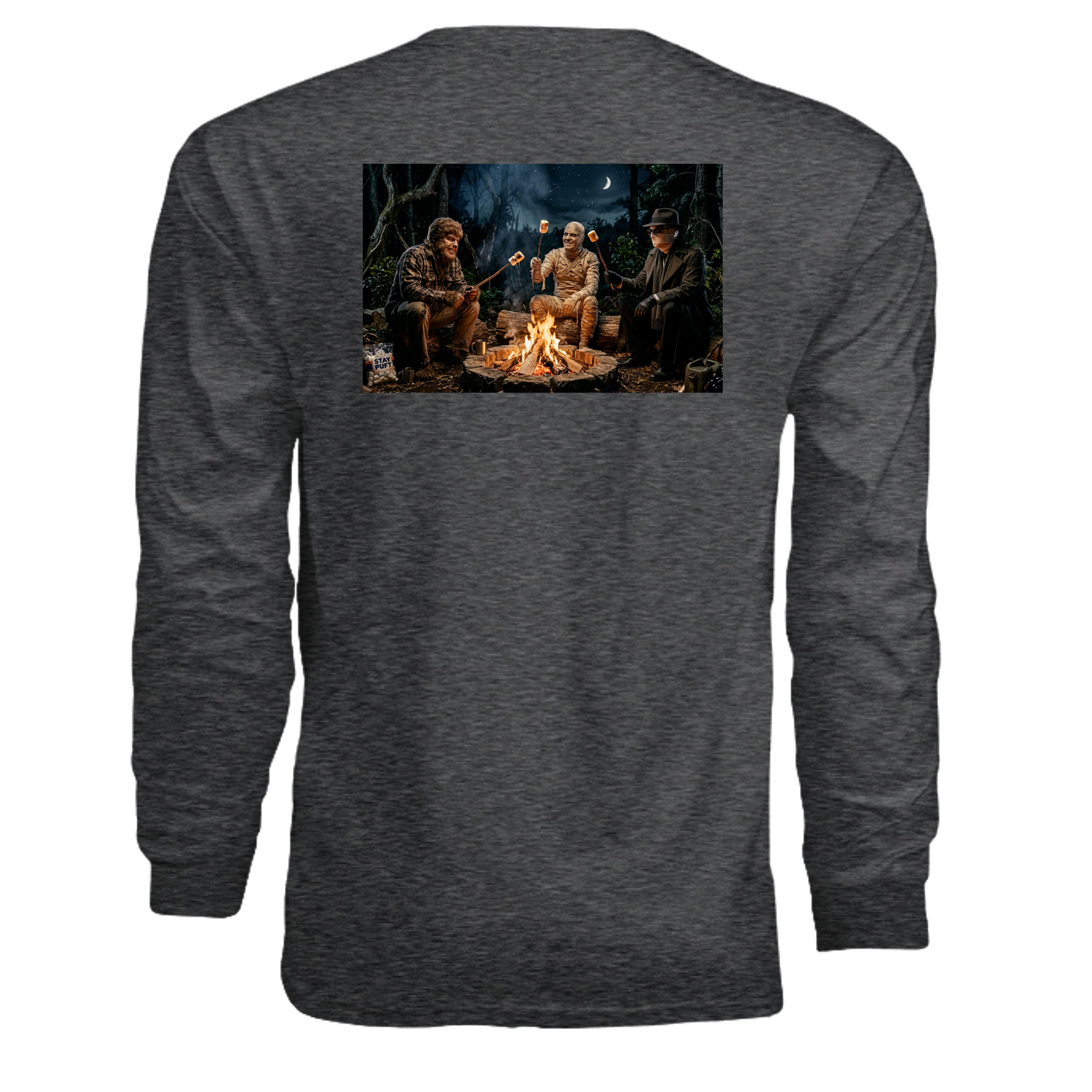 DARK HEATHER - G240 - BACK